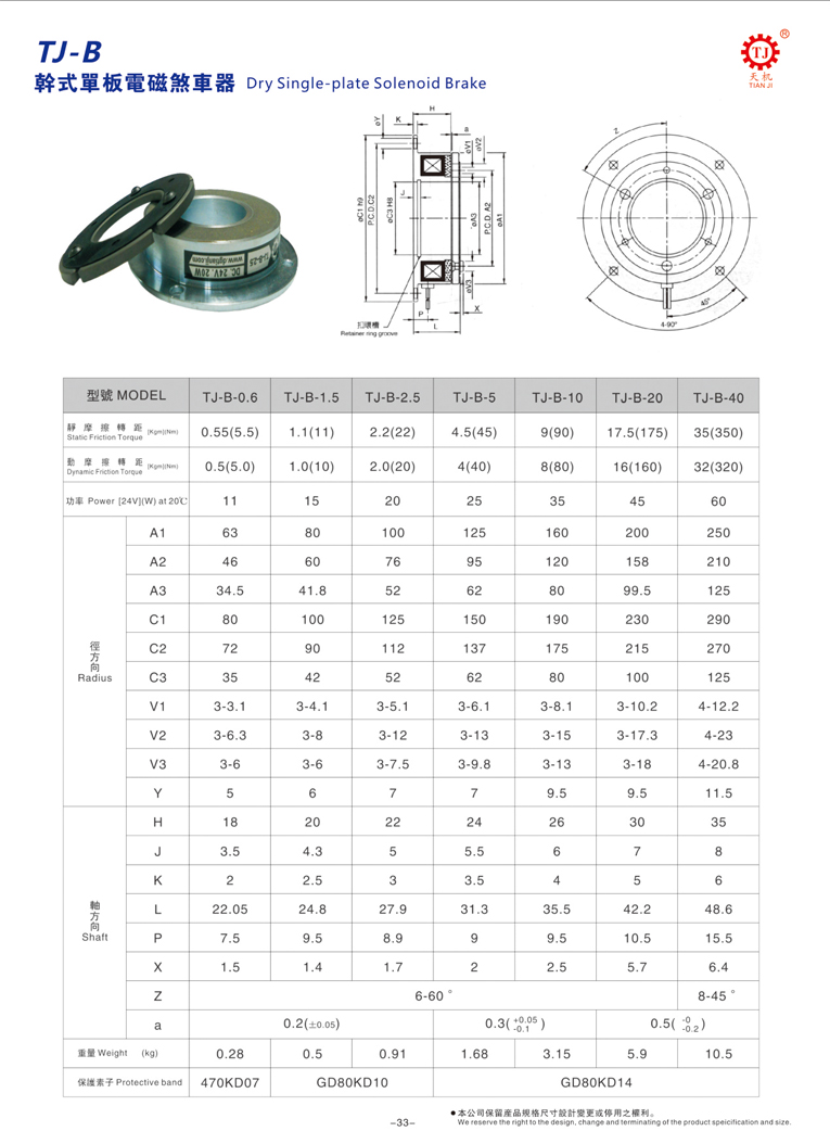 干式單板電磁制動(dòng)器